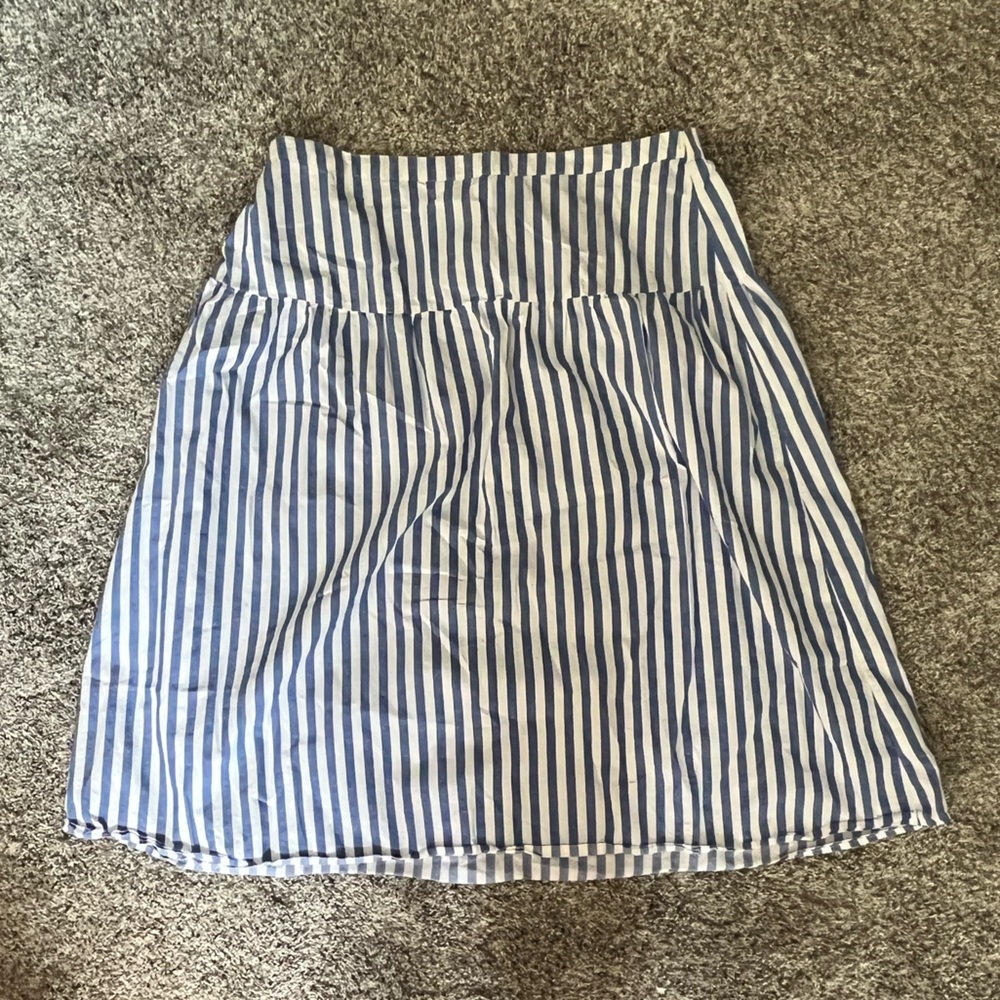 Old Navy Blue and White Striped Dress